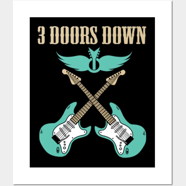 3 DOORS DOWN BAND Wall Art by xsmilexstd